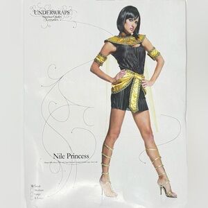 UNDERWRAPS: Nile Princess Costume; Adult Small